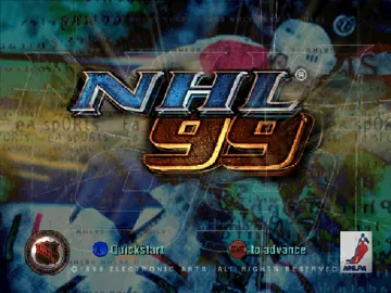 NHL 99 (Europe) (En,De,Sv,Fi) screen shot title